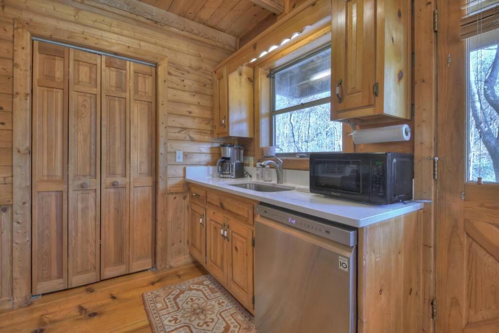 Waywish Waterfront Cabin In Blue Ridge Mountains Exterior foto