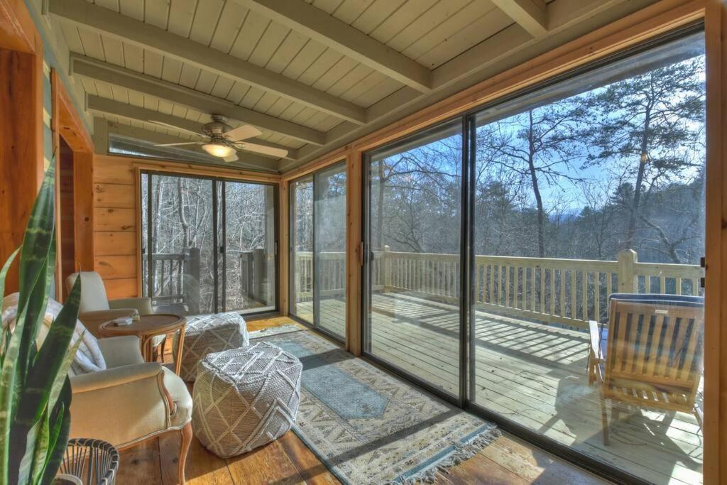 Waywish Waterfront Cabin In Blue Ridge Mountains Exterior foto
