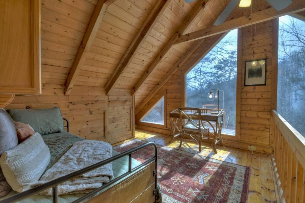 Waywish Waterfront Cabin In Blue Ridge Mountains Exterior foto