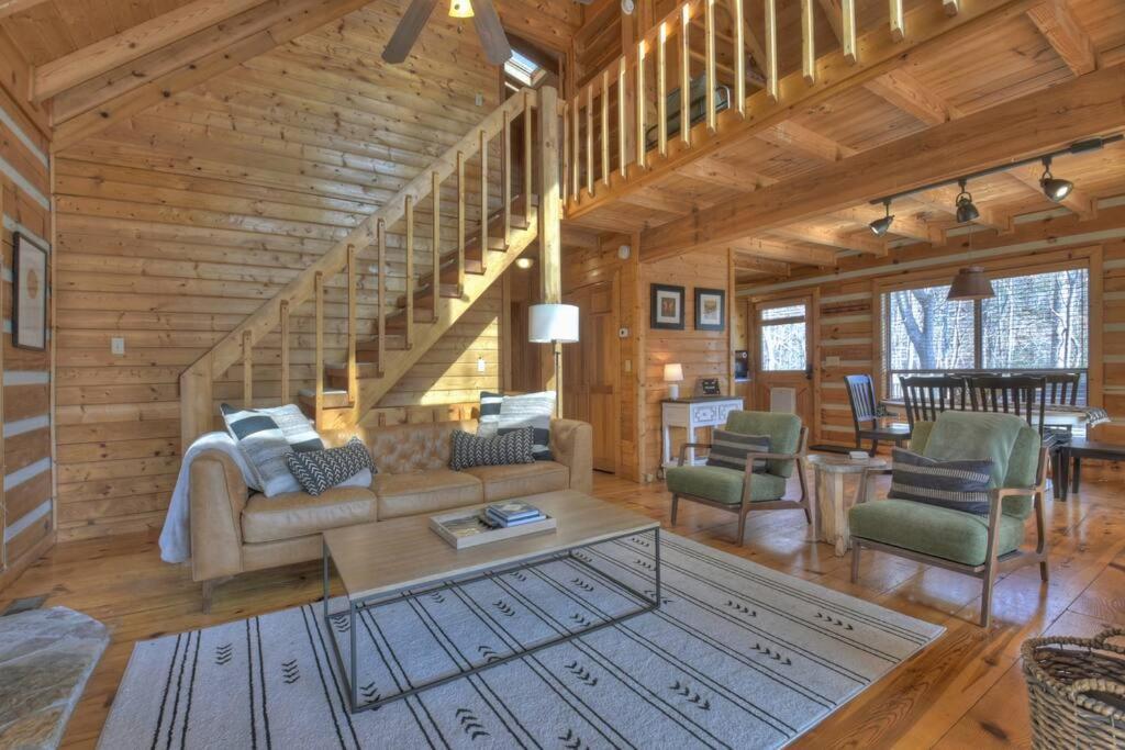 Waywish Waterfront Cabin In Blue Ridge Mountains Exterior foto