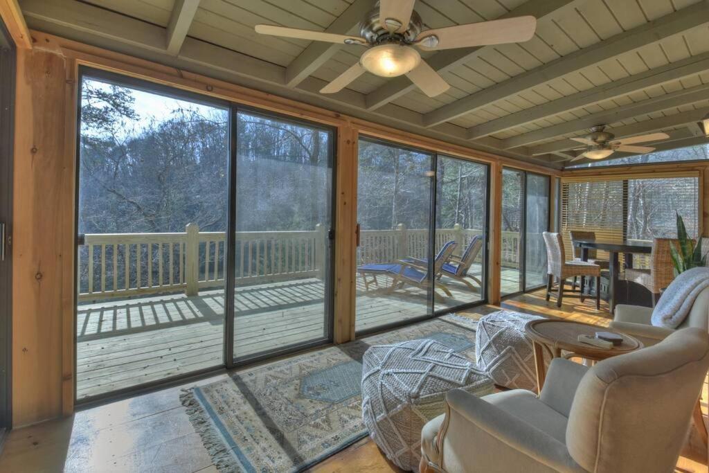 Waywish Waterfront Cabin In Blue Ridge Mountains Exterior foto