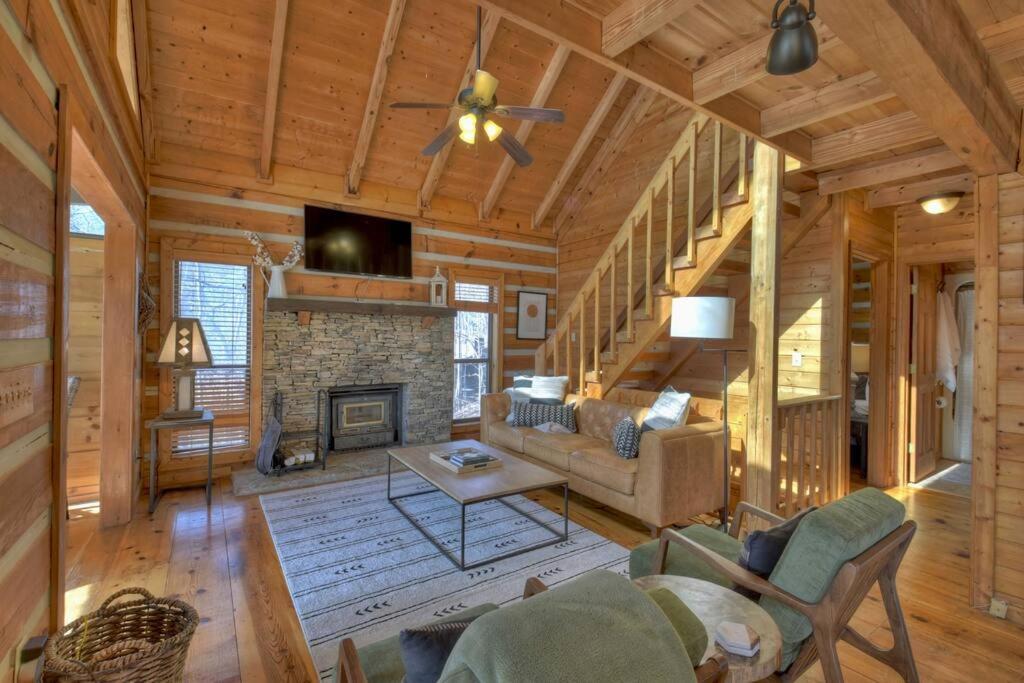 Waywish Waterfront Cabin In Blue Ridge Mountains Exterior foto