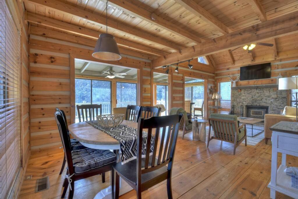 Waywish Waterfront Cabin In Blue Ridge Mountains Exterior foto