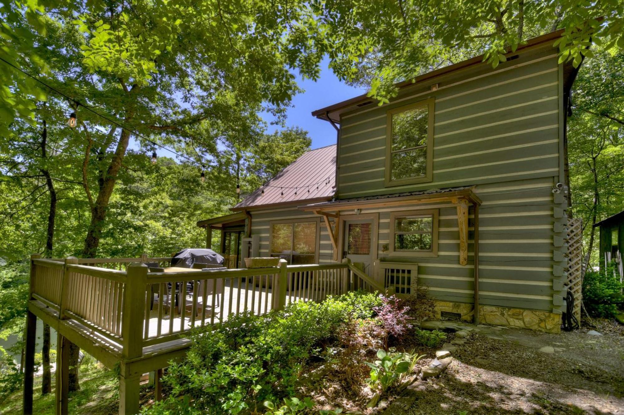 Waywish Waterfront Cabin In Blue Ridge Mountains Exterior foto