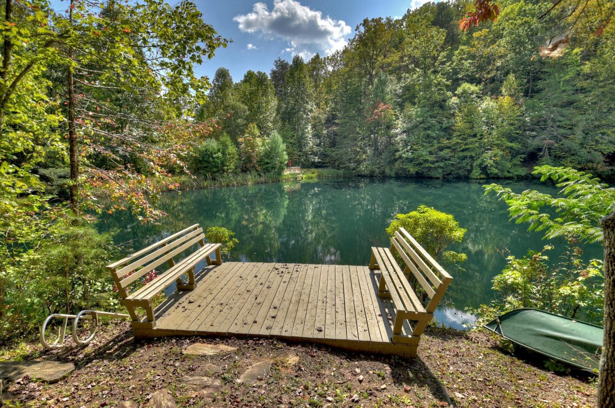 Waywish Waterfront Cabin In Blue Ridge Mountains Exterior foto