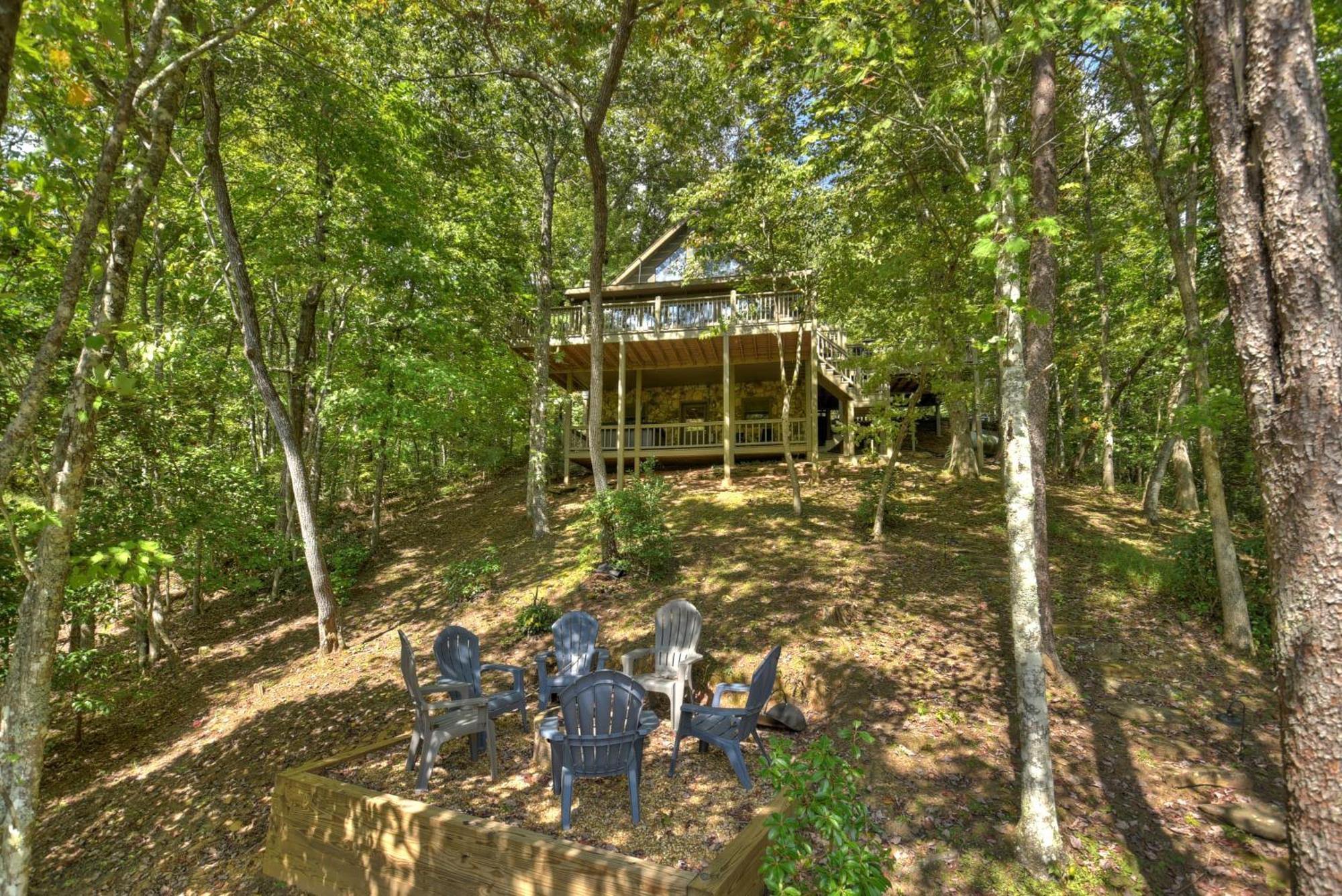 Waywish Waterfront Cabin In Blue Ridge Mountains Exterior foto