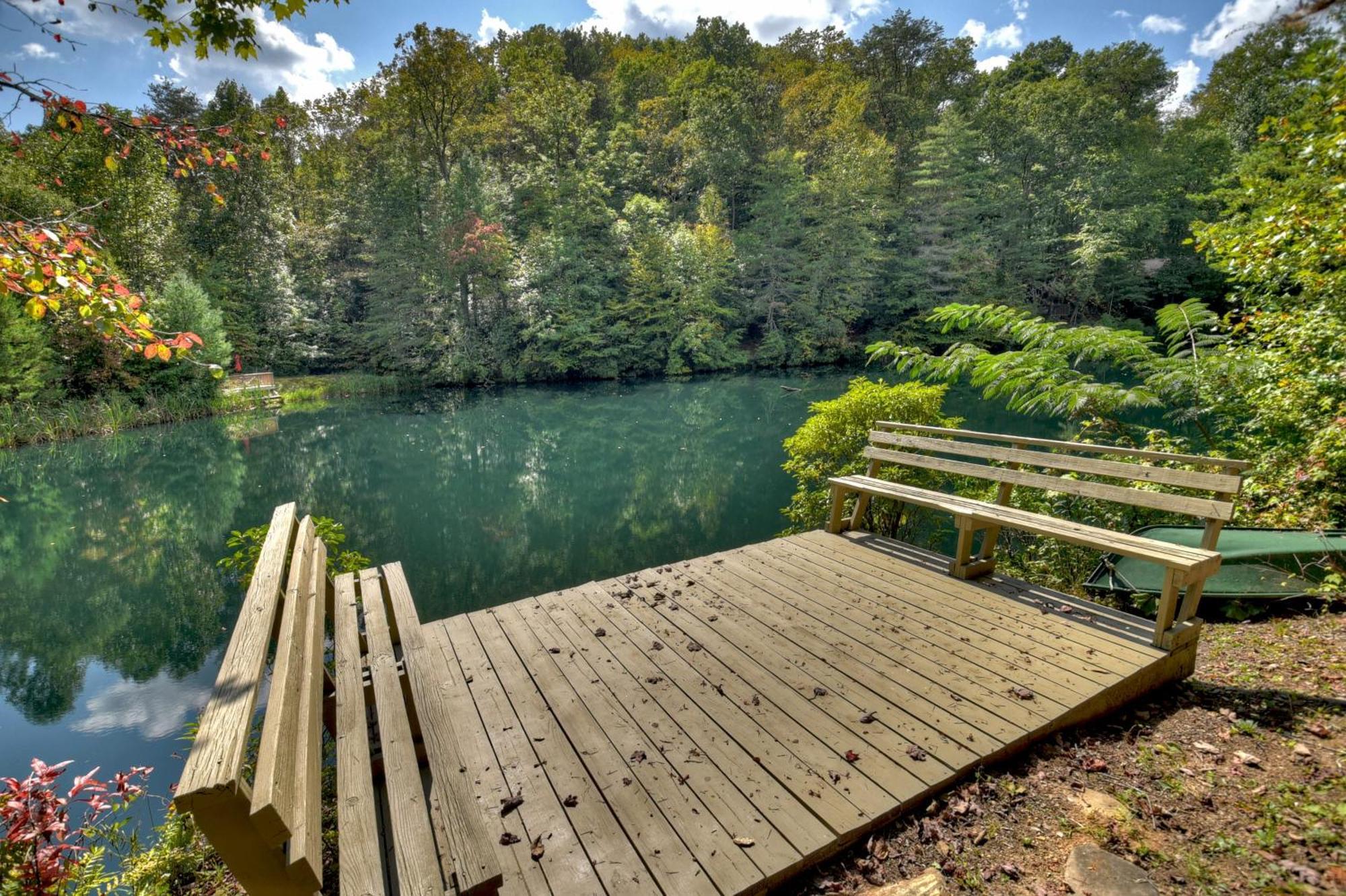 Waywish Waterfront Cabin In Blue Ridge Mountains Exterior foto