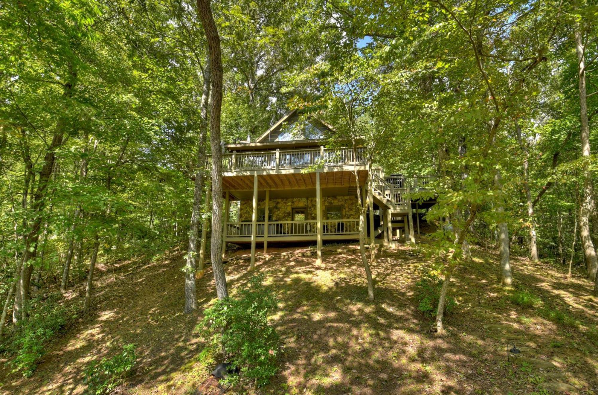 Waywish Waterfront Cabin In Blue Ridge Mountains Exterior foto