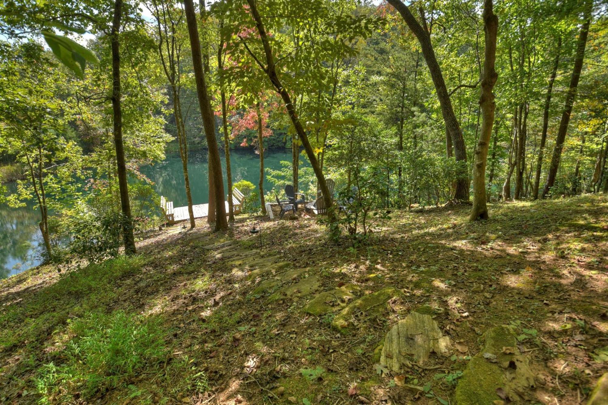 Waywish Waterfront Cabin In Blue Ridge Mountains Exterior foto