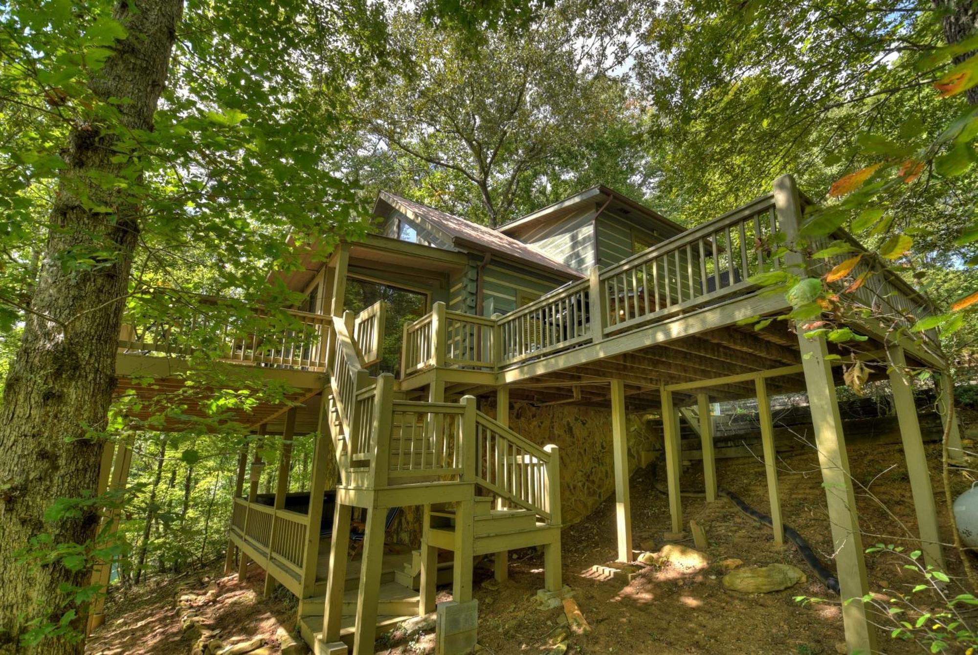 Waywish Waterfront Cabin In Blue Ridge Mountains Exterior foto